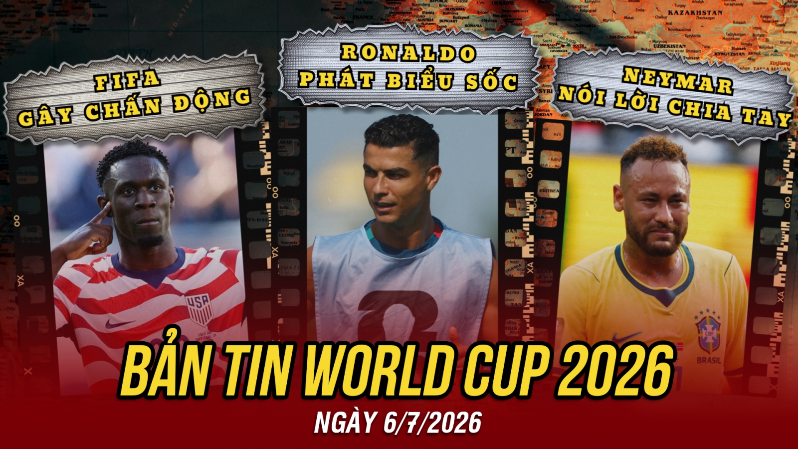 Bản tin World Cup 2026 hôm nay 6-7: FIFA gây chấn động, Ronaldo phát biểu bất ngờ
